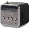 Bezdrôtové reproduktorové prenosné mini FM LED rádio Bezdrôtové reproduktorové prenosné mini FM LED rádio
