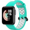 eses Silikónový remienok dierkovaný pre Xiaomi Mi Watch Lite - Mätovo biely eses Silikónový remienok dierkovaný pre Xiaomi Mi Watch Lite - Mätovo biely