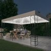 Altán se světelnými LED řetězy 4 x 3 x 2,7 m bílý 3070307 Altán se světelnými LED řetězy 4 x 3 x 2,7 m bílý 3070307