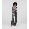 Karl Lagerfeld Iridescent Evening Jumpsuit grey