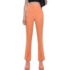 Reserved elegantné dámske nohavice rovného strihu dlhé oranžové veľkosť M Reserved elegantné dámske nohavice rovného strihu dlhé oranžové veľkosť M