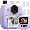 INSTANTNÝ FOTOAPARÁT PRE DETI DRUKUŚ TLAČIAREŇ S 32GB KARTU + 4 ROLKY PAPIERA INSTANTNÝ FOTOAPARÁT PRE DETI DRUKUŚ TLAČIAREŇ S 32GB KARTU + 4 ROLKY PAPIERA