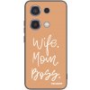 Picasee silikonový černý obal pro Xiaomi Redmi Note 14S - Boss Mama Picasee silikonový černý obal pro Xiaomi Redmi Note 14S - Boss Mama