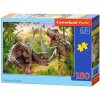 Castorland - Puzzle Bitka dinosaurov - 180 dielov Castorland - Puzzle Bitka dinosaurov - 180 dielov