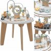 DREVENÝ OKRÚHLY EDUKAČNÝ STOLÍK S VLÁČIKODRÁHOU MONTESSORI BABY MIX DREVENÝ OKRÚHLY EDUKAČNÝ STOLÍK S VLÁČIKODRÁHOU MONTESSORI BABY MIX