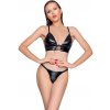 Black Level Vinyl Bra and String 2820161 Black S Black Level Vinyl Bra and String 2820161 Black S