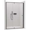 CERANO - Sprchové pivotové dvere Santini Ľ/P - 6 mm - čierna matná, transparentné sklo - 110x195 cm CER-428758 CERANO - Sprchové pivotové dvere Santini Ľ/P - 6 mm - čierna matná, transparentné sklo - 110x195 cm CER-428758