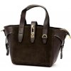Luka Dámska kožená kabelka 24-092 hnedá crossbody 31 x 20 x 12 cm
