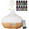 Zvlhčovač Vzduchu Aróma Difuzér Aromaterapia LED Diaľkové Ovládanie Zvlhčovač Vzduchu Aróma Difuzér Aromaterapia LED Diaľkové Ovládanie