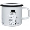Muurla Hrnček Moominpappa 0,37l, smalt / sivý Muurla Hrnček Moominpappa 0,37l, smalt / sivý
