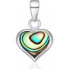 jantario Strieborný prívesok s perleťou abalone Srdiečko 102576 jantario Strieborný prívesok s perleťou abalone Srdiečko 102576