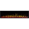 Aflamo Elektrický krb AFLAMO Pride S183 - realistický oheň - nástenný alebo vstavaný - 183x42x13 cm - dekoratívny elektrický krb LED bez funkcie vykurovania