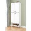 VerDesign, MAJO vysoká skrinka na topánky, biela LTD VerDesign, MAJO vysoká skrinka na topánky, biela LTD