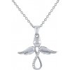 Silvego Strieborný náhrdelník s príveskom anjela Infinity Virtues SILVEGO® Brilliance Zirconia JJJ0974N Silvego Strieborný náhrdelník s príveskom anjela Infinity Virtues SILVEGO® Brilliance Zirconia JJJ0974N