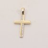Zlatý prívesok so zirkónmi krížik 2722LOT (585/1000) 0.85 g Zlatý prívesok so zirkónmi krížik 2722LOT (585/1000) 0.85 g