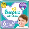 Plienky Pampers Active Baby Veľkosť 6, 56 ks Plienky Pampers Active Baby Veľkosť 6, 56 ks