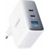 Nabíjačka Anker 736 GaN Nano II 100W 2 x USB-C + USB-A PD PowerIQ 3.0 Biela Nabíjačka Anker 736 GaN Nano II 100W 2 x USB-C + USB-A PD PowerIQ 3.0 Biela