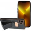 Forcell Leather Apple iPhone 14 Pro Kickstand čierne Forcell Leather Apple iPhone 14 Pro Kickstand čierne