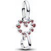 Visiaci prívesok PANDORA Spojené srdcia 794435C01 Visiaci prívesok PANDORA Spojené srdcia 794435C01