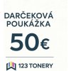 Darčeková poukážka v hodnote 50€ Darčeková poukážka v hodnote 50€