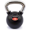 TRINFIT Kettlebell kov / guma s chrom madlem PREMIUM 16 kg TRINFIT Kettlebell kov / guma s chrom madlem PREMIUM 16 kg