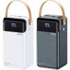 REMAX powerbank Lesu 2 60000 mAh s káblami 20W+22.5W PD+QC Rýchle nabíjanie Biela BATERKA REMAX powerbank Lesu 2 60000 mAh s káblami 20W+22.5W PD+QC Rýchle nabíjanie Biela BATERKA