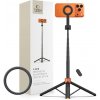 TECH-PROTECT L10S MAGSAFE BLUETOOTH SELFIE STICK TRIPOD BLACK/ORANGE (5906302352807) TECH-PROTECT L10S MAGSAFE BLUETOOTH SELFIE STICK TRIPOD BLACK/ORANGE (5906302352807)