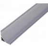 Brolux Hliníková lišta Satén, anodizovaný rohový profil pre LED pásiky do 10mm, 2m, 1ks, ML6027 Brolux Hliníková lišta Satén, anodizovaný rohový profil pre LED pásiky do 10mm, 2m, 1ks, ML6027
