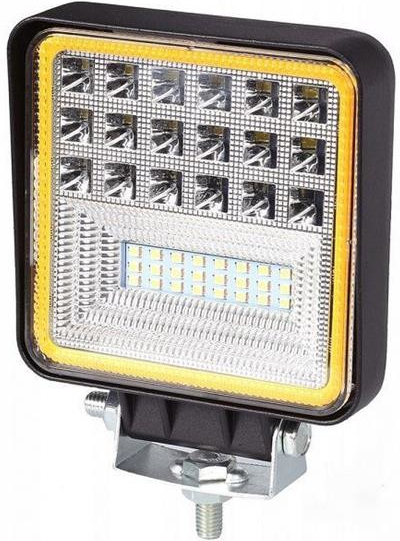 Verk 12244 Pracovné svetlo hranaté 42 LED, 126 W, IP67