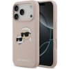 Karl Lagerfeld Liquid Silicone Double Heads MagSafe kryt pre iPhone 17 Pro, ružový 57983127729