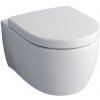KERAMAG Icon WC sedadlo, závesyl: ušľachtilá ocel, pozvolné sklápanie, biela GEB 574130000 KERAMAG Icon WC sedadlo, závesyl: ušľachtilá ocel, pozvolné sklápanie, biela GEB 574130000
