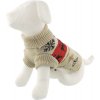 Dog Fantasy Winter Tale Vianočný pletený so sobmi M