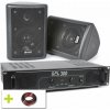 Skytec Domáci zvukový systém 150W Set reproduktorov a zosilňovača, farba čierna Skytec Domáci zvukový systém 150W Set reproduktorov a zosilňovača, farba čierna