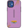 Picasee silikónový čierny obal pre Apple iPhone 12 mini - COONDA růžovka Picasee silikónový čierny obal pre Apple iPhone 12 mini - COONDA růžovka