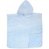 The One Towelling Pončo Baby Poncho 55 x 55 cm modrá světlá