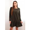 Kesi Šaty s volánom khaki kaki One size Kesi 5907302505040 Kesi Šaty s volánom khaki kaki One size Kesi 5907302505040