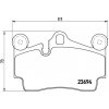 BREMBO Sada brzdových platničiek kotúčovej brzdy P85070 BREMBO Sada brzdových platničiek kotúčovej brzdy P85070
