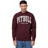 Pitbull West Coast mikina pánska NORTON Crew burgundy Farba: bordová, Veľkosť: M Pitbull West Coast mikina pánska NORTON Crew burgundy Farba: bordová, Veľkosť: M