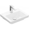 Villeroy & Boch Subway 3.0 - Umývadielko, 45x37 cm, bez prepadu, otvor na batériu, alpská biela 43704601 Villeroy & Boch Subway 3.0 - Umývadielko, 45x37 cm, bez prepadu, otvor na batériu, alpská biela 43704601