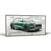 Autá Koncept SUV AUDI | Obraz Vintessia v ráme Rozmery panoráma: 60x120, Rám: Čierny matný-alu Autá Koncept SUV AUDI | Obraz Vintessia v ráme Rozmery panoráma: 60x120, Rám: Čierny matný-alu