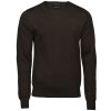 TeeJays Svetr TJ 6000, pánský COT18600056901 mocha
