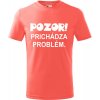 Detské tričko Prichádza problém korál (Humorné detské tričko pre dievča) Detské tričko Prichádza problém korál (Humorné detské tričko pre dievča)