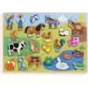 Djeco Vkladacie puzzle farma