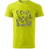 Horolezecké karabíny - Klasické pánske tričko vyššej gramáže - 4XL ( Limetková ) Horolezecké karabíny - Klasické pánske tričko vyššej gramáže - 4XL ( Limetková )