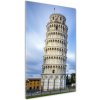 Vertikálny foto obraz sklenený Šikmá veža PIZAY 50x100 cm Vertikálny foto obraz sklenený Šikmá veža PIZAY 50x100 cm