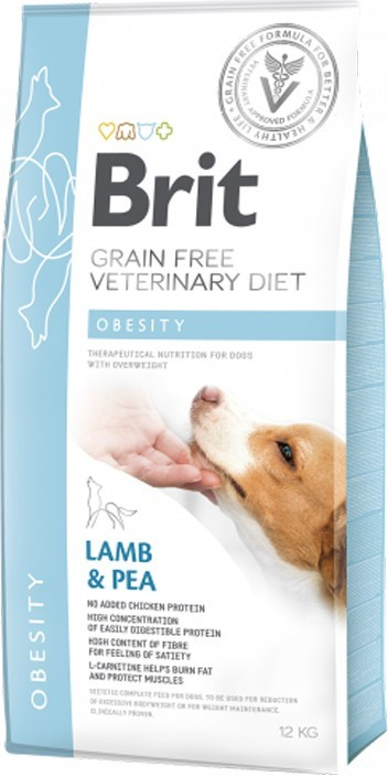 Brit Veterinary Diets GF Dog Obesity 12 kg