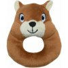 Plyšová hrkálka Veverička, 12cm - hnedá Plyšová hrkálka Veverička, 12cm - hnedá