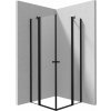 Deante Kerria Plus sprchovací kút 90x90 cm obdĺžniková čierna matné/priehľadné sklo KKNNU09U09 Deante Kerria Plus sprchovací kút 90x90 cm obdĺžniková čierna matné/priehľadné sklo KKNNU09U09