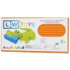 L-W Toys Podložka na stavění - JUNIOR 16x32 bodů oranžová