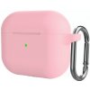 AppleKing silikónový ochranný obal s karabínou pre AirPods 3 - ružový - možnosť vrátiť tovar ZADARMO do 30tich dní AppleKing silikónový ochranný obal s karabínou pre AirPods 3 - ružový - možnosť vrátiť tovar ZADARMO do 30tich dní
